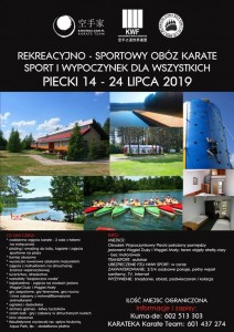 Shotokan lato 2019 PLAKAT mały