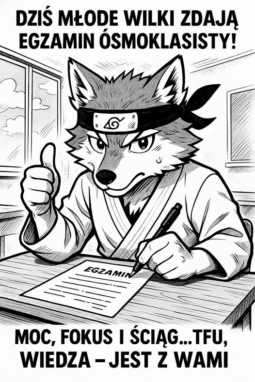 Ósmoklasiści, trzymamy kciuki!!!
