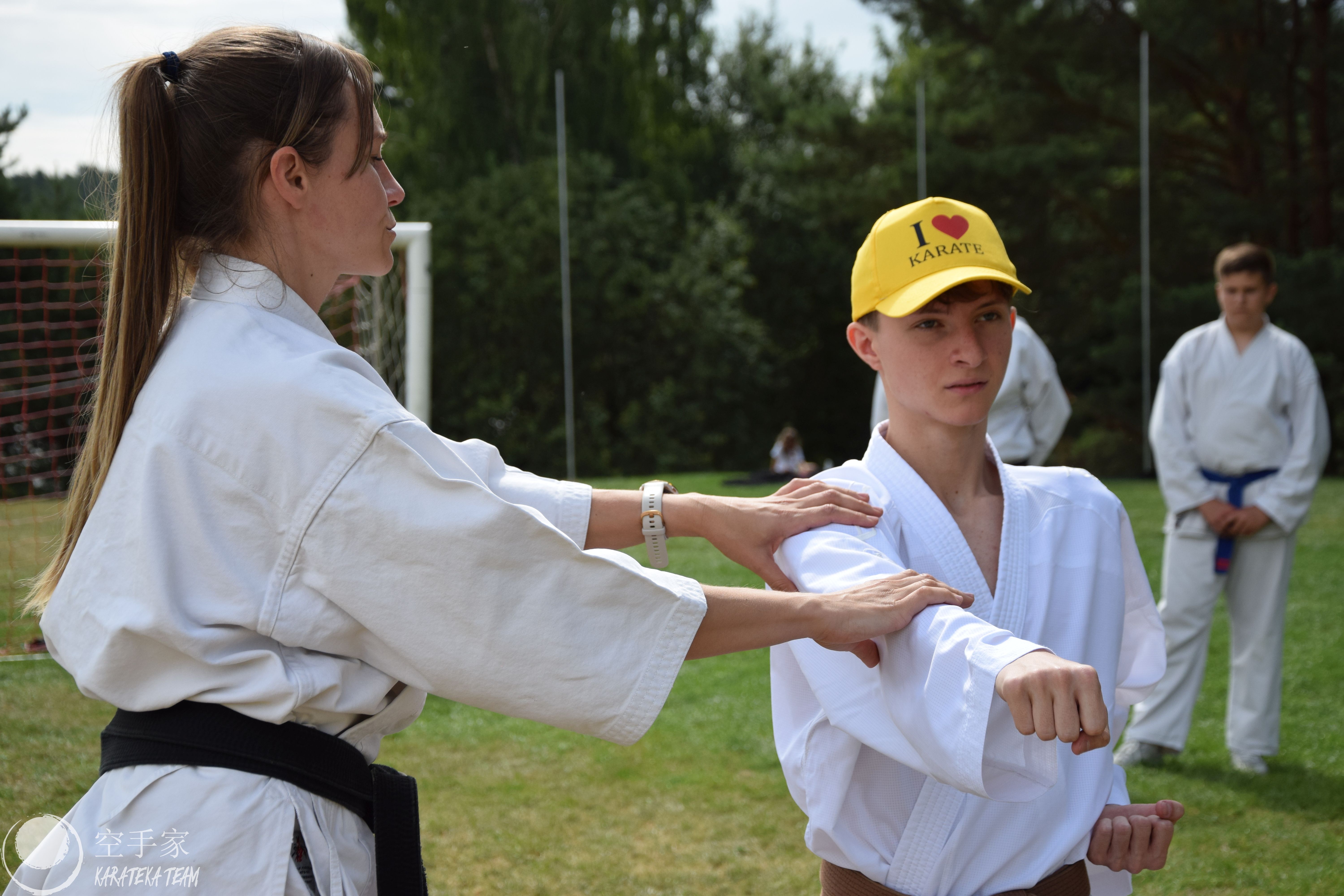 Pierwsze treningi na obozie i pierwsze plażowanie