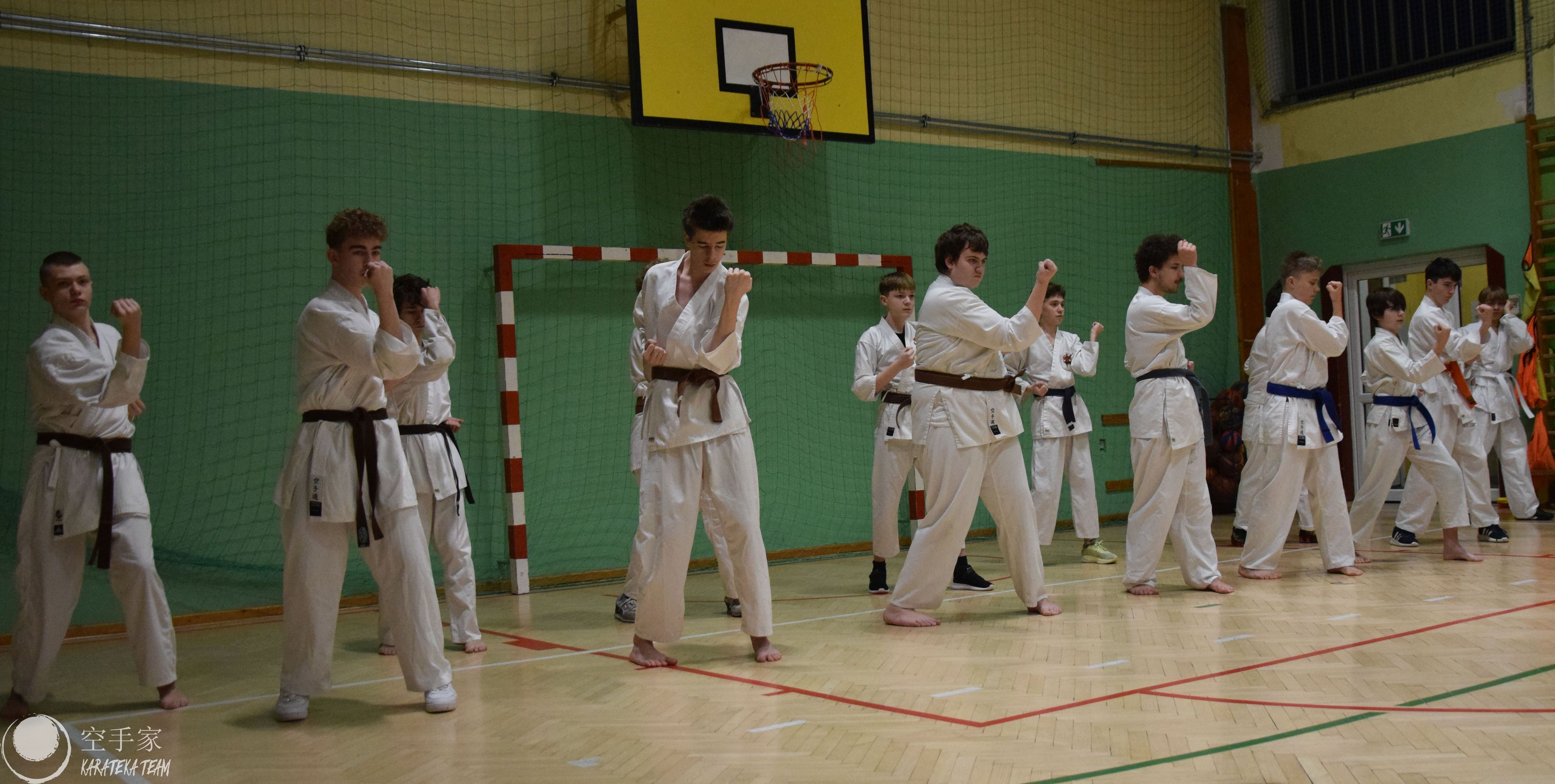 Śnieg + karate = udany obóz