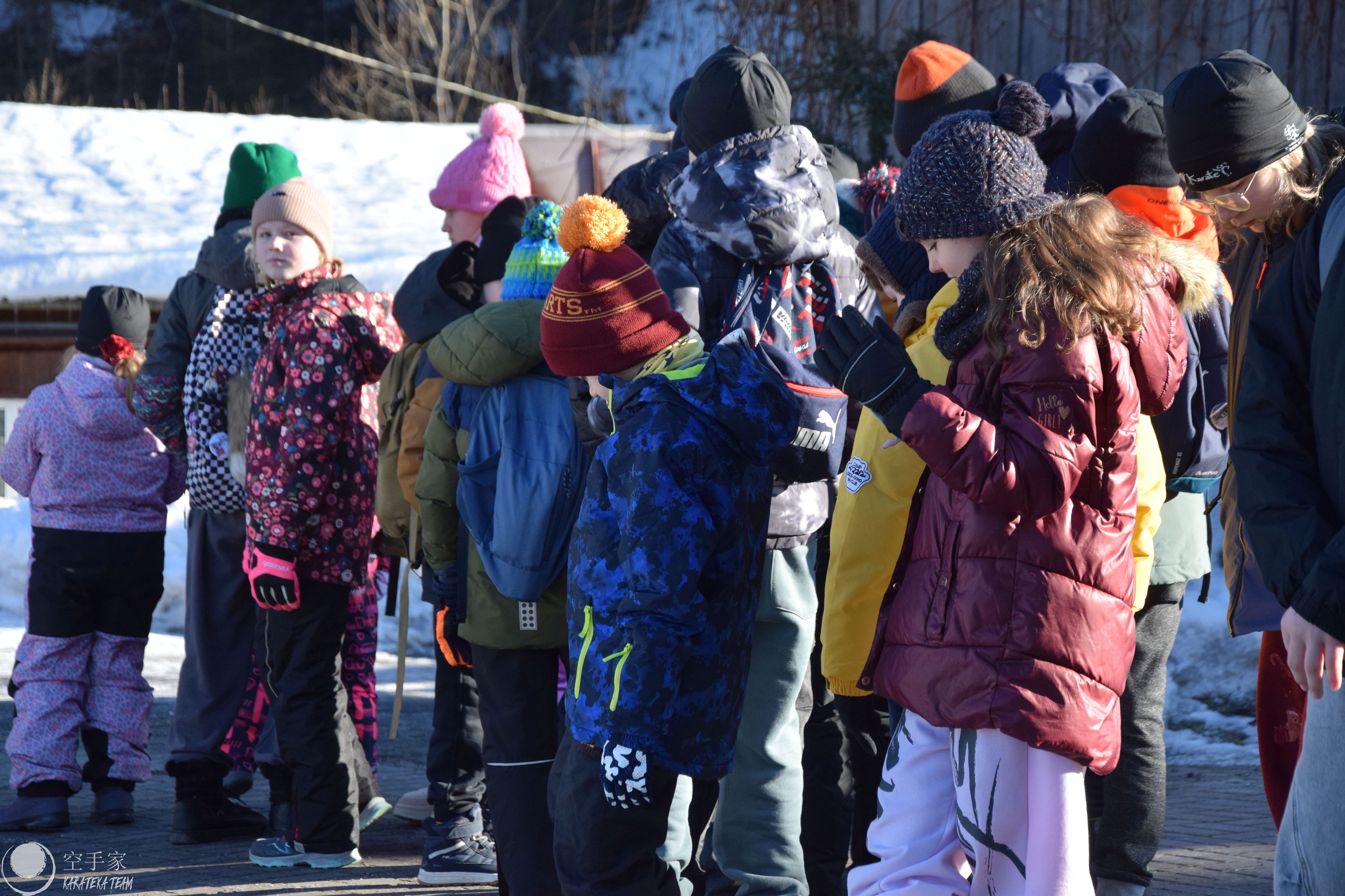Dzień drugi zimowego obozu…