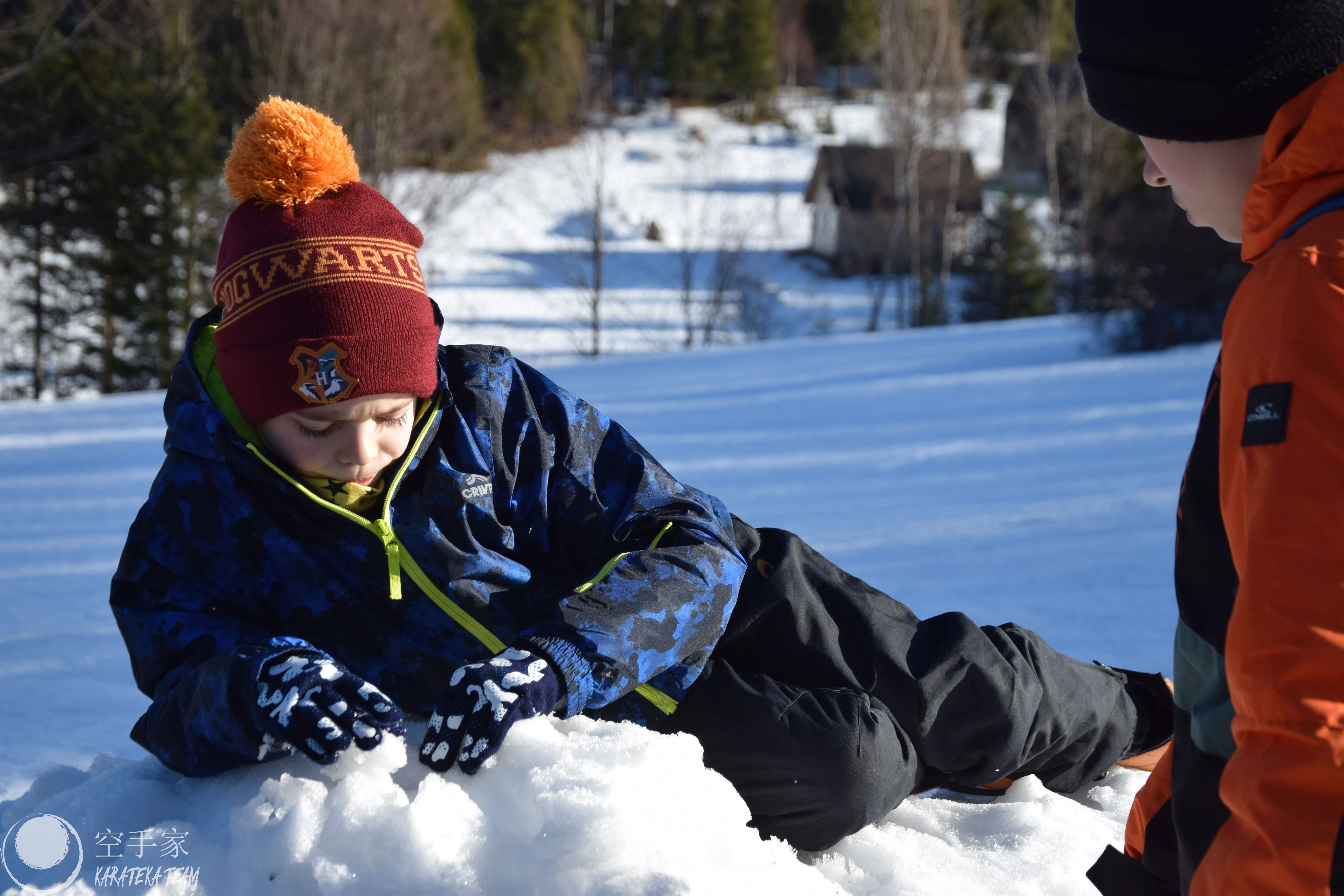 Dzień drugi zimowego obozu…