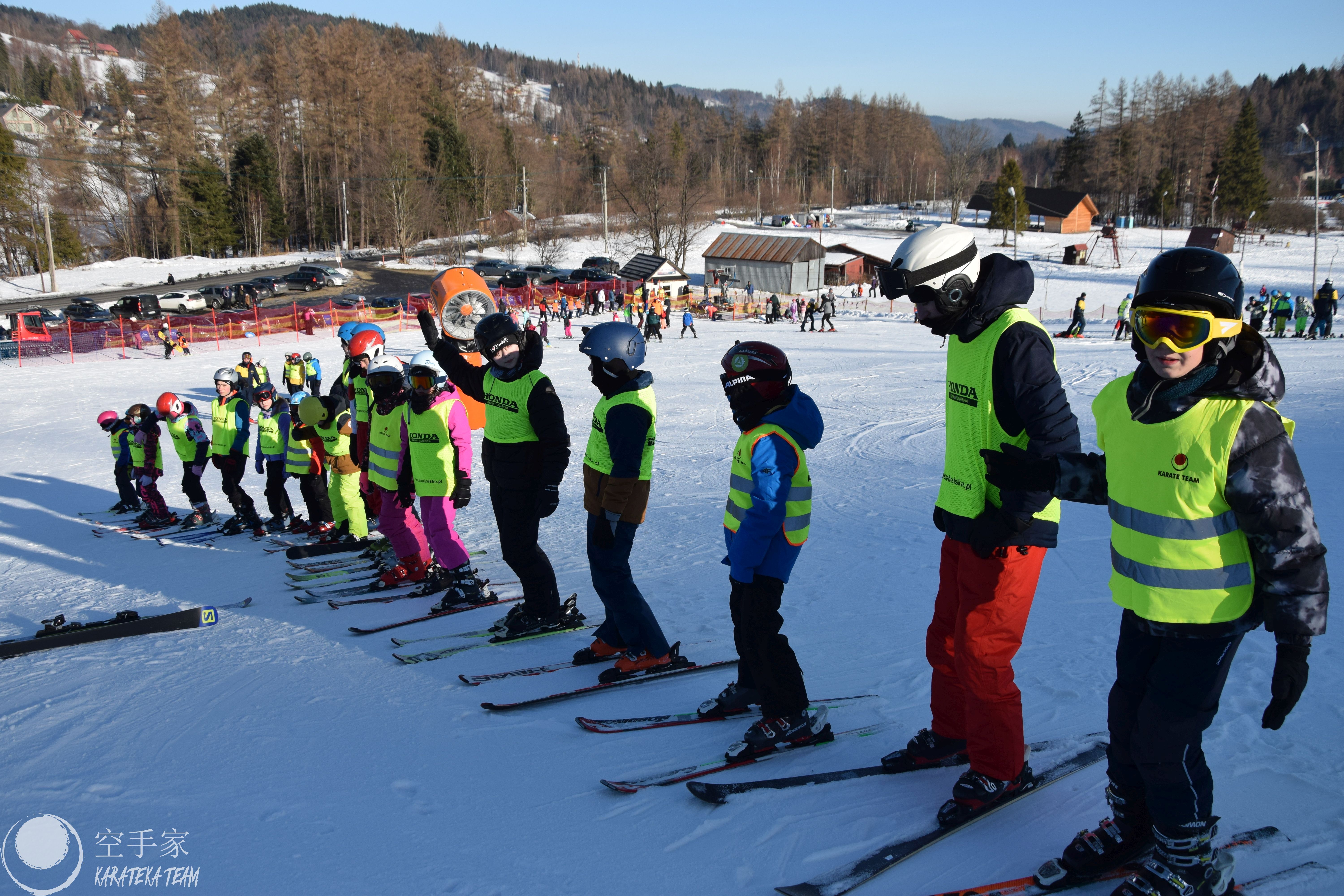 Śnieg + karate = udany obóz