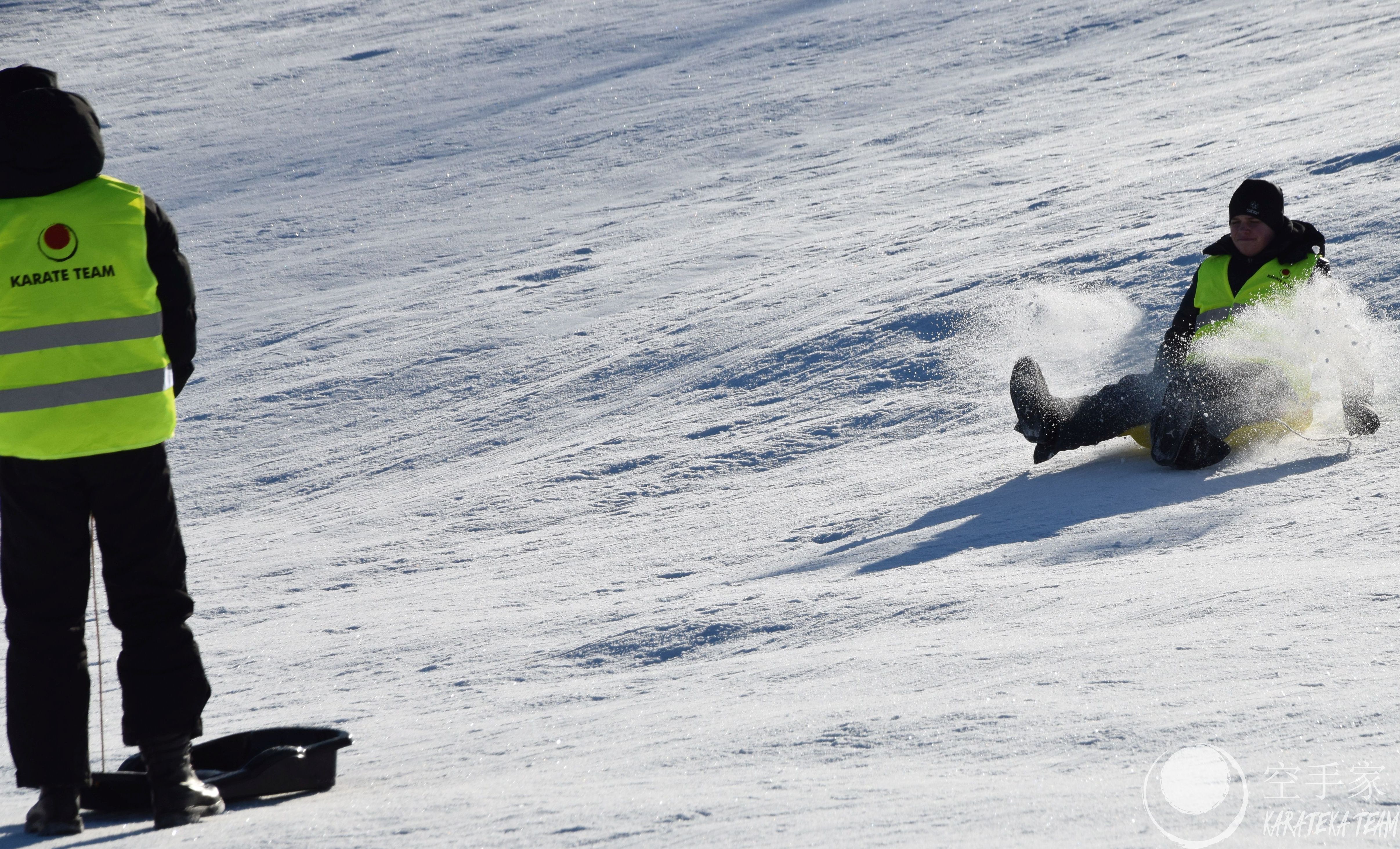 Śnieg + karate = udany obóz